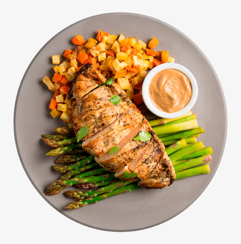Grilled Chicken And Sunflower Butter Sauce With Roasted - Roast Beef, transparent png