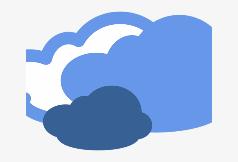 Cloud Clipart Cloudy - Weather Symbols In Png, transparent png