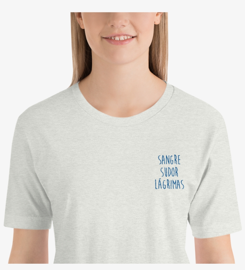 "sangre, Sudor, Lágrimas" Camisa Bordada Catalina - Shirt, transparent png