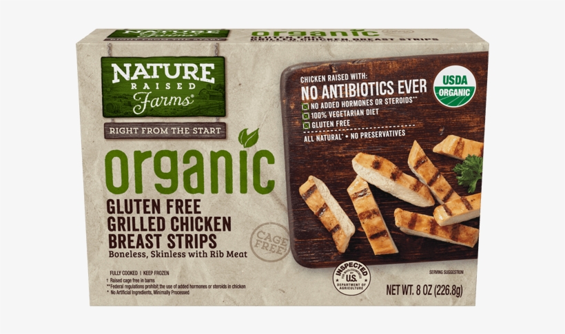 Organic Gluten Free Grilled Chicken Breast Strips - Nature Raised Farms Organic Chicken, transparent png