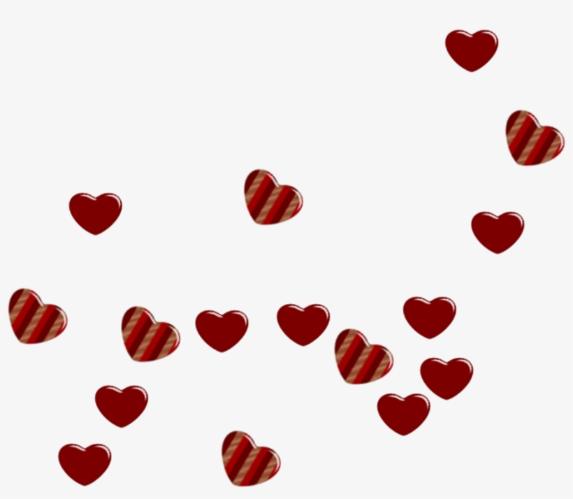Valentine Love Hearts Floating Freetoedit - Heart, transparent png