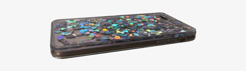 Floating Holo Hearts - Iphone, transparent png