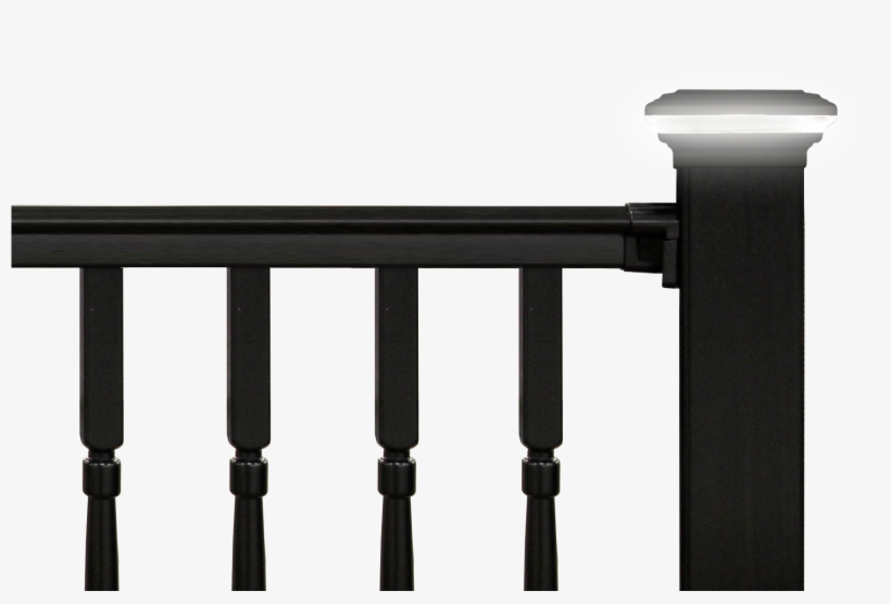 High Quality Decorative Post Cap Light On Deck Railing- - Handrail, transparent png