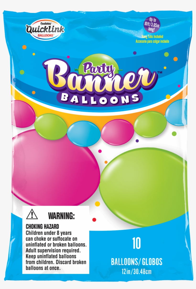 Party Banner Bright Balloons Item No - Balloon, transparent png