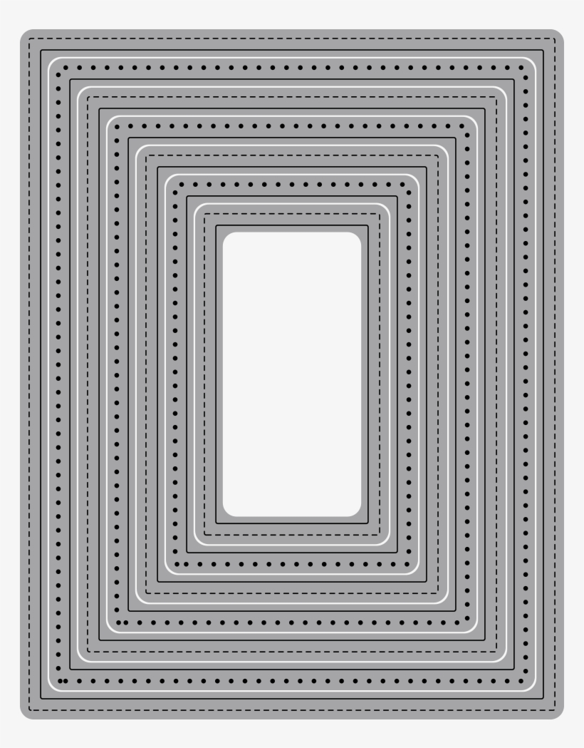 Frame It/ Stitched Rectangles - Ceiling, transparent png
