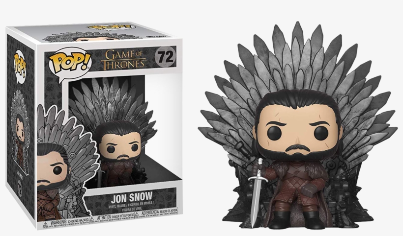 Game Of Thrones - Jon Snow Iron Throne Pop, transparent png
