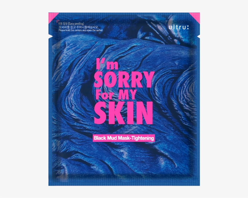 Imsorryformyskin Tightening Small - Ultru I M Sorry For My Skin Black Mud Mask Tightening, transparent png