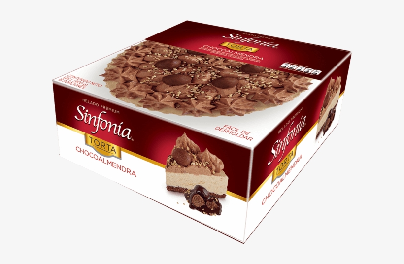 Torta Chocoalmendra Brownie - Helados Sinfonia, transparent png