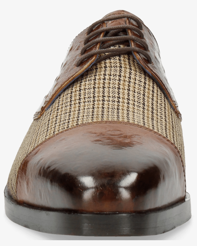 Derby Shoes Lewis 27 Ostrich Tan Textile English - Hardwood, transparent png