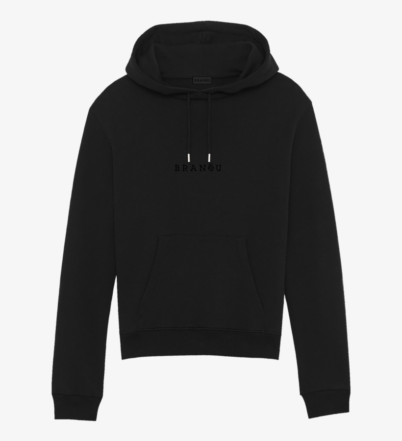 Branëu Logo Hoodie Black - Saint Laurent Paisley Hoodie, transparent png