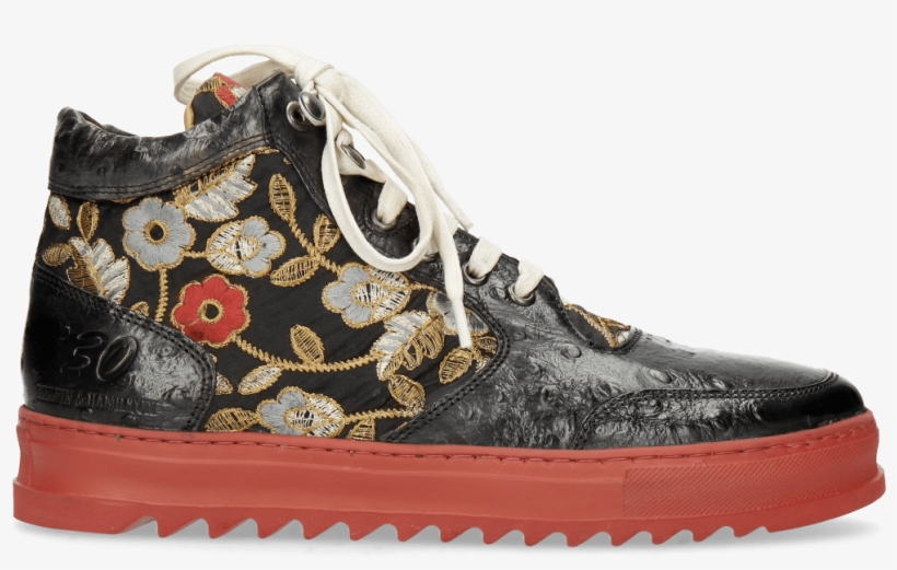 Ankle Boots Maxima 1 Ostrich Black Brocade - Sneakers, transparent png