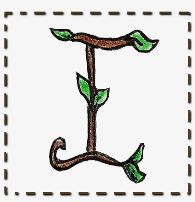 Granny Enchanteds Blog Twigs And Leaves Free Scrapbook - Letter, transparent png