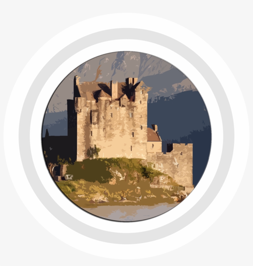 Scoport Fr Building - Eilean Donan Castle, transparent png