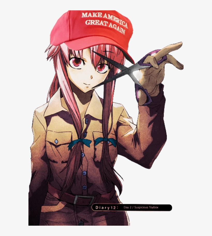 #trumpanime / Rick Wilson Controversy - Mirai Nikki, transparent png