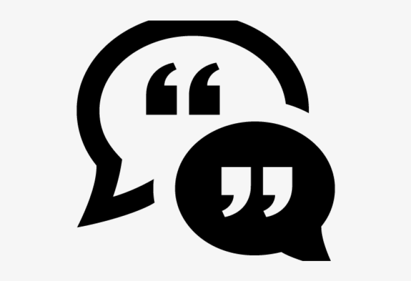 Quotes Clipart Communication Icon - Testimonial Clip Art, transparent png