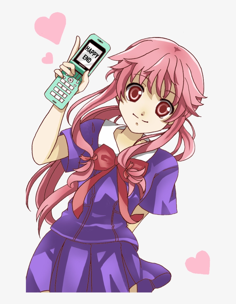 700x1019, 1430242798451 ) Google Iqdb - Future Diary Yandere Png, transparent png