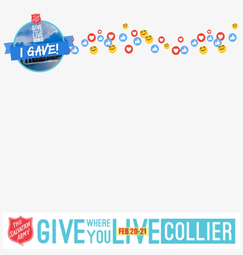 Customizable Png Social Media Frame - Salvation Army, transparent png