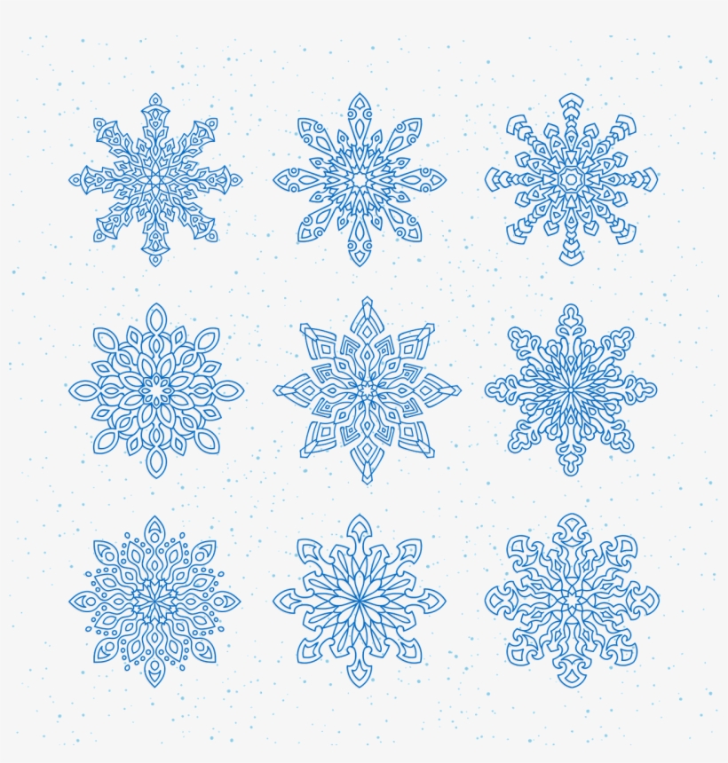 Vacation, Snowflakes Vector New Year's Eve Christmas - Snowflake Mandala, transparent png