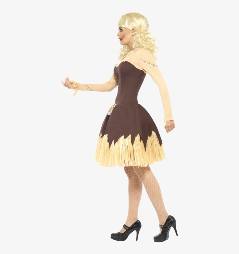 Voodoo Doll Halloween Costume - Girl, transparent png