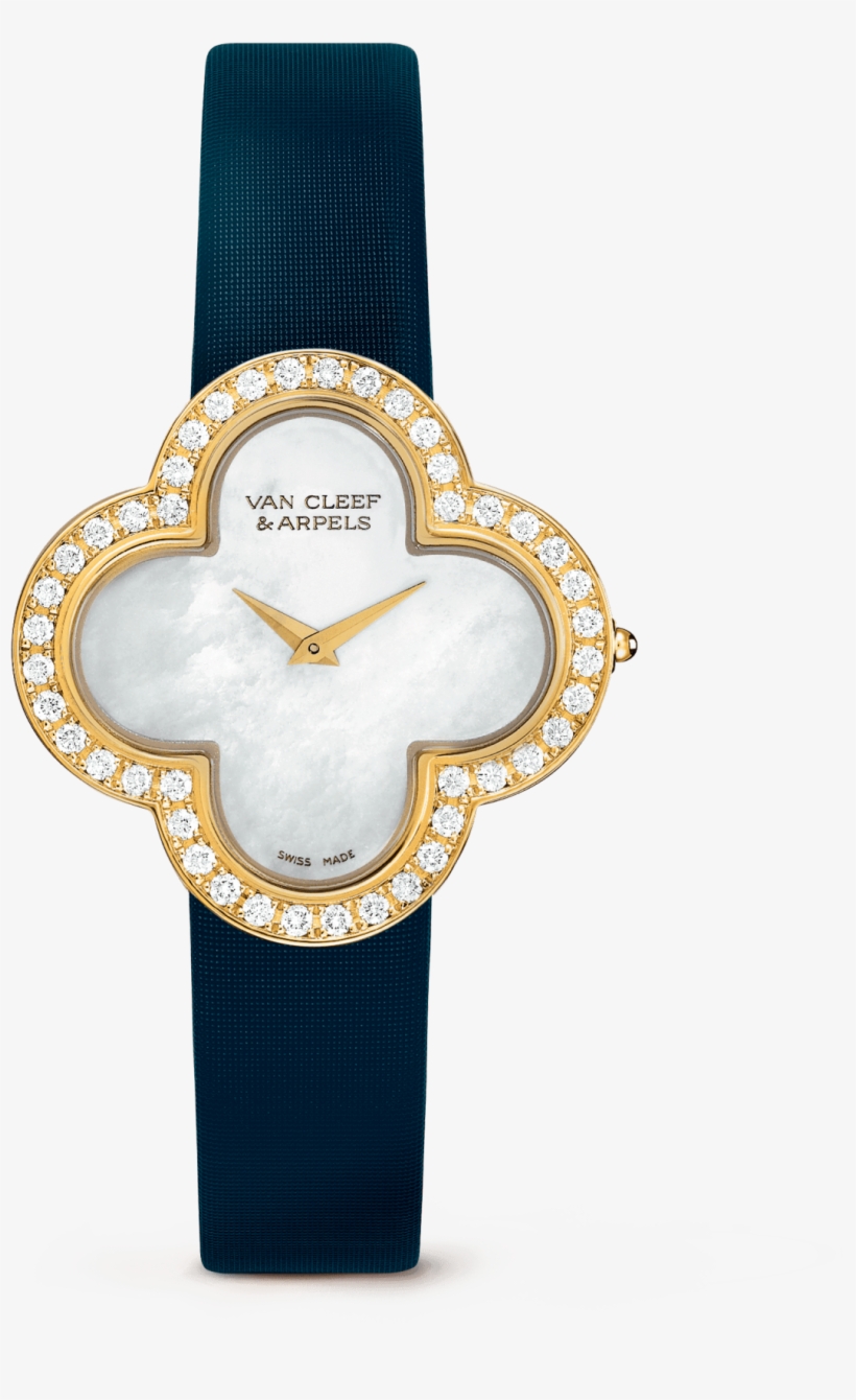 Alhambra Watch, Medium Model - Van Cleef Women's Watches, transparent png