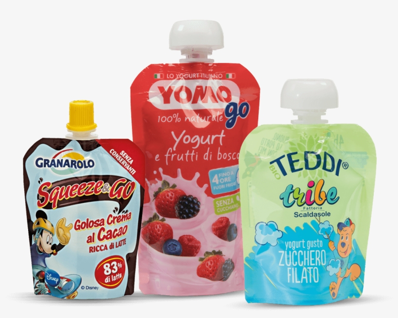 Spouted Pouches For Yogurt & Dairy Products - Plastic Bottle, transparent png