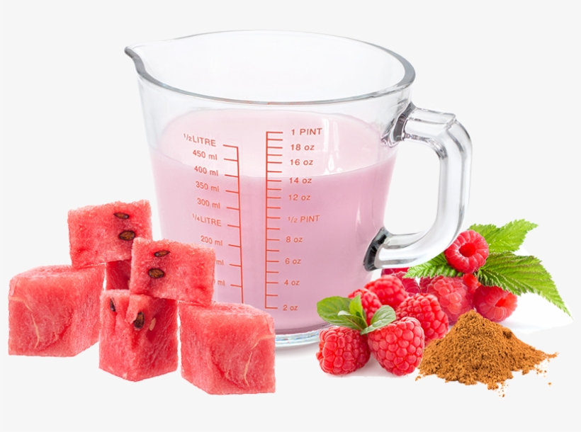 Watermelon And Berry Yogurt - Strawberry, transparent png
