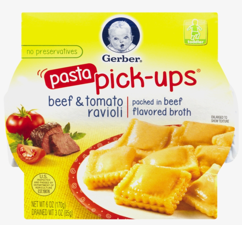 Gerber Graduates For Toddlers Pasta Pick-ups Beef & - Gerber Pasta Pick Ups, transparent png