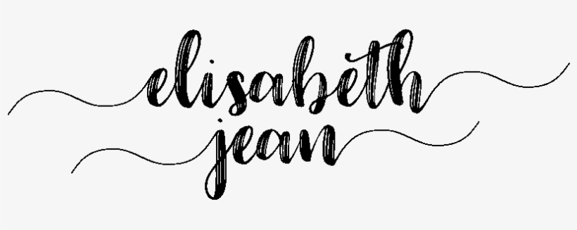 Elisabeth Jean - Calligraphy, transparent png