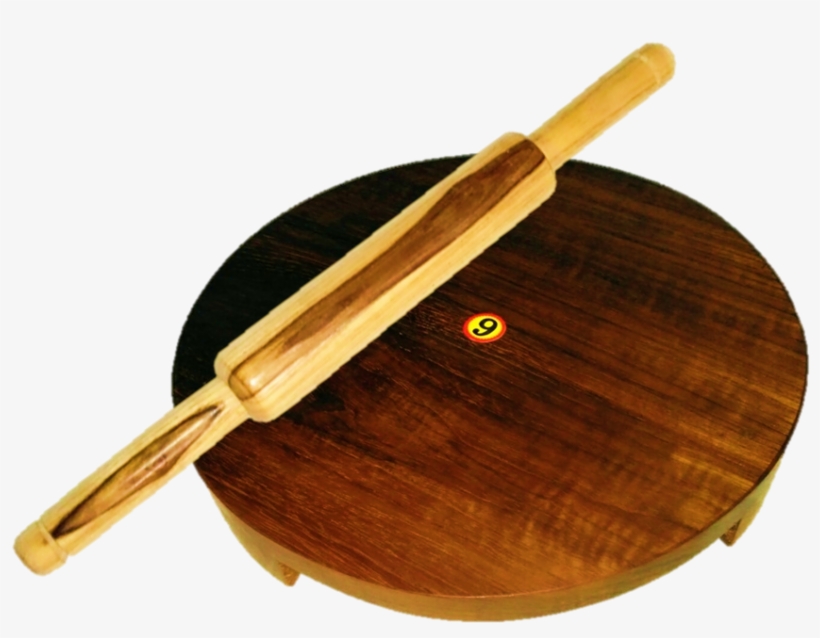 Chakla Belan, Wooden Rolling Board And Rolling Pin - Percussion, transparent png