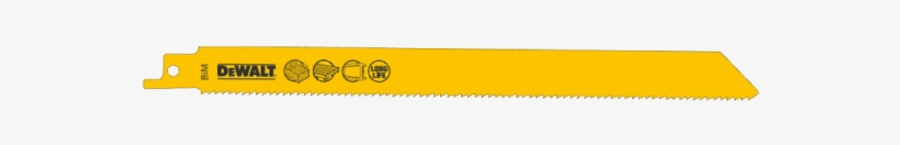 Dewalt Sabre Saw Blade Dt2423-qz For Aerated Concrete - Orange, transparent png