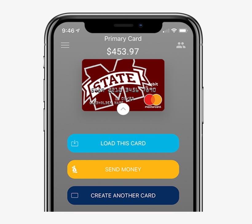 Mississippi State Bulldogs Fancard Prepaid Mastercard - Mississippi State University, transparent png