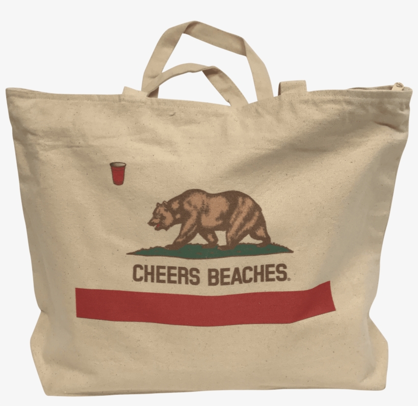 Cheers Beaches Accessories Cheers Beaches California - Tote Bag, transparent png