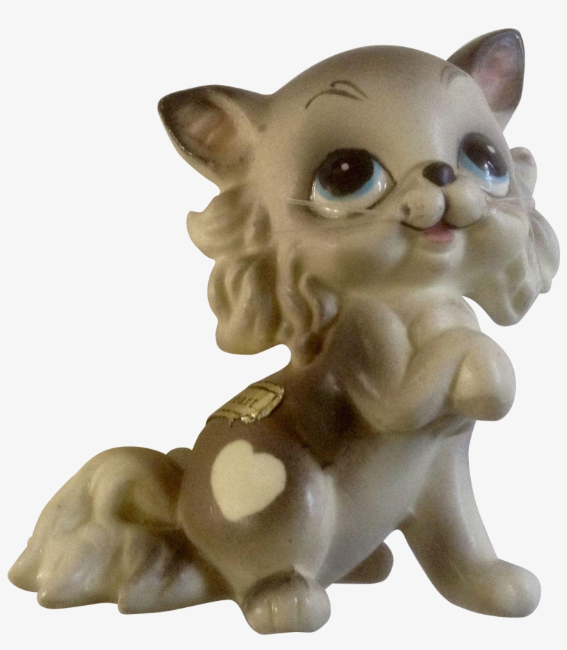 Josef Originals Sweetheart Kitten Cat With Whiskers - Figurine, transparent png