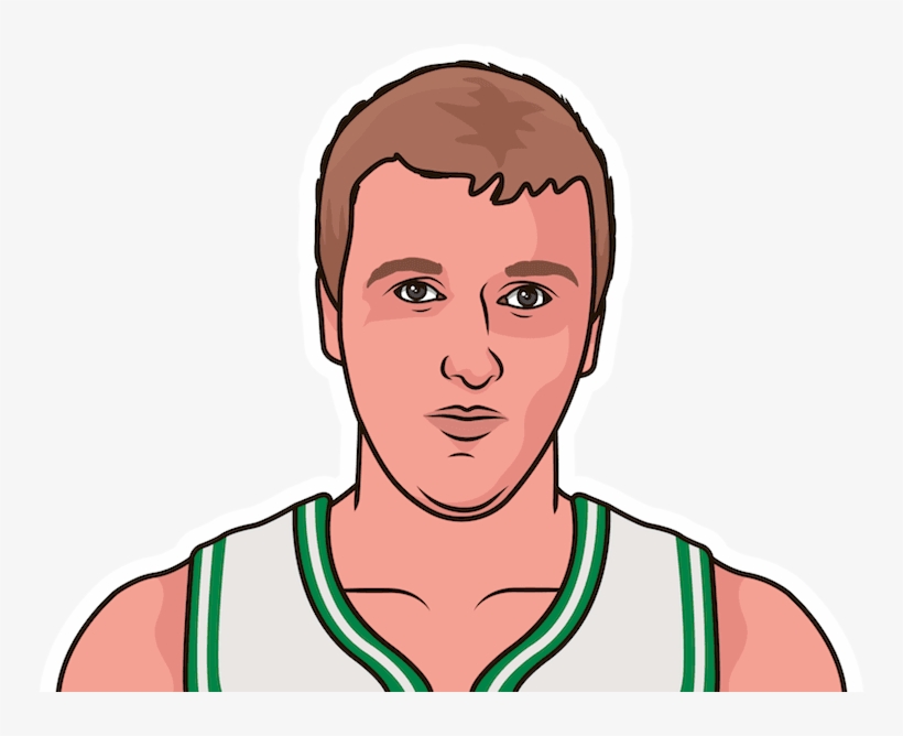 At The Moment, Isaiah Thomas Is Tied With Larry Bird - Boy, transparent png