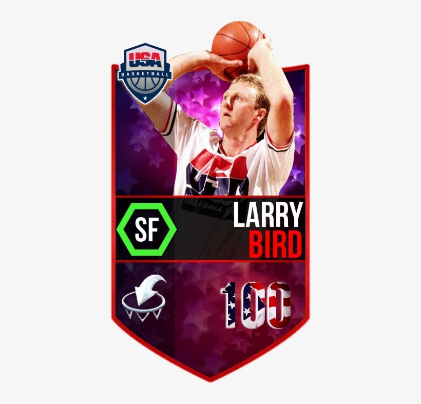 Bird Card - Nba Live Mobile Ultimate Legends, transparent png