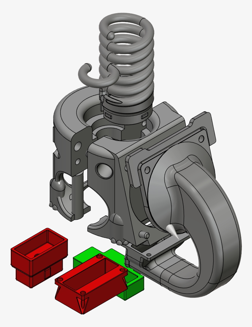 Elephant Head For Anycubic Kossel - Explosive Weapon, transparent png