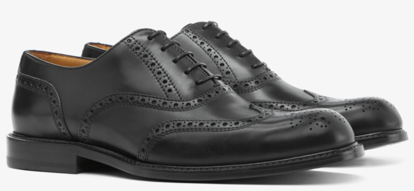 Shoes Oxford Dante - Womens Black Brogues, transparent png