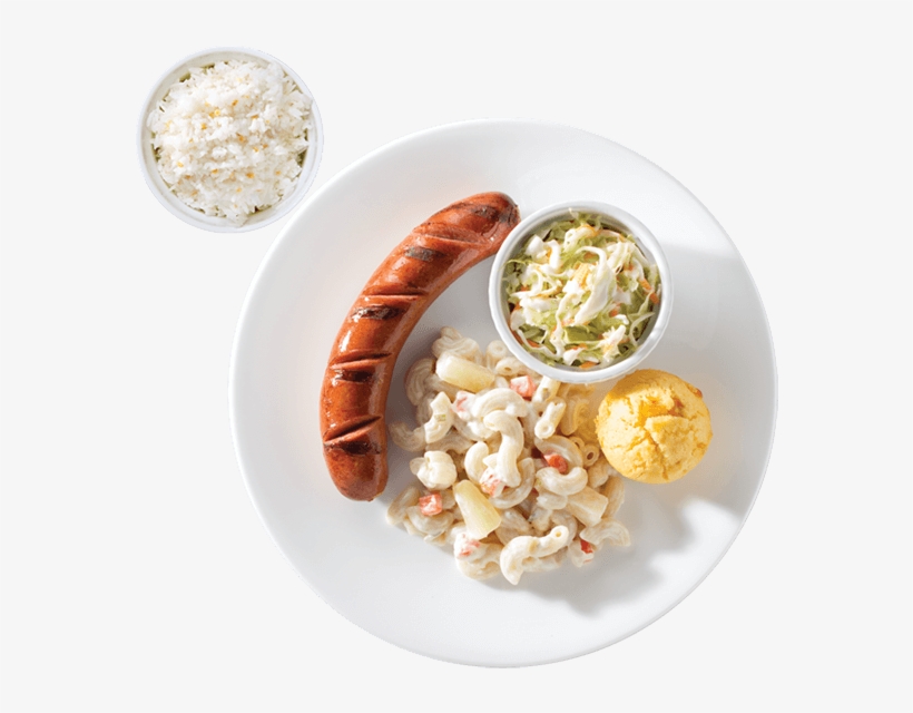 Grilled Sausage With 2 Side Dishes - Grilled Sausage Kenny Rogers, transparent png