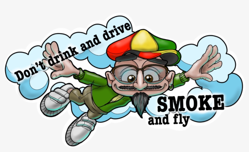 Smoking Clipart Grandpa - Don T Drink And Drive Smoke And Fly, transparent png