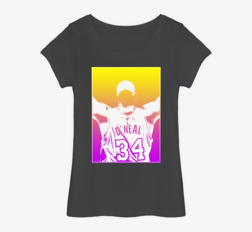 T-shirt Femme - Shaquille O'neal - Basketball Player - Active Shirt, transparent png