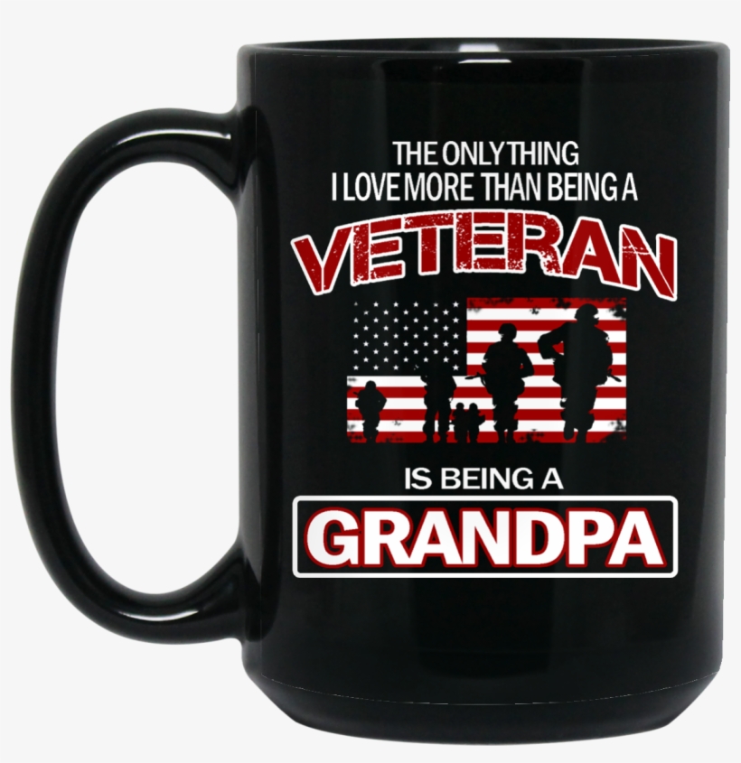 Proud Veteran Grandpa Mugs & Accessories - Mug, transparent png