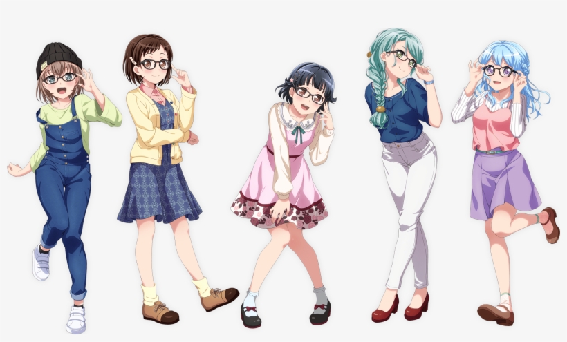 Merchandisej Ns×gbp Band-themed Glasses Collaboration - バンドリ Jins, transparent png
