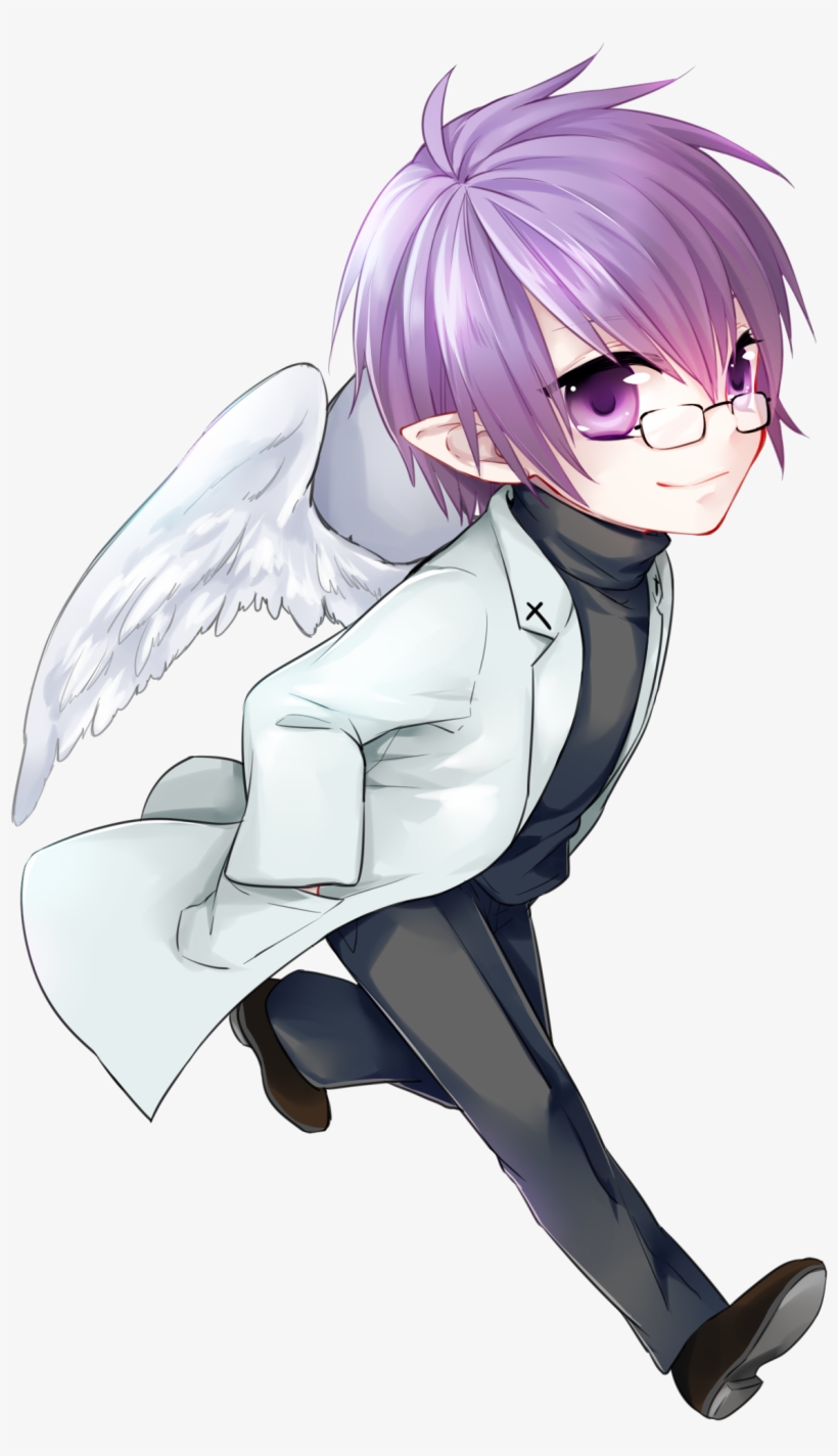 Chibi Glasses Tei Wings Xender'k - Chibi Character Glasses Png, transparent png