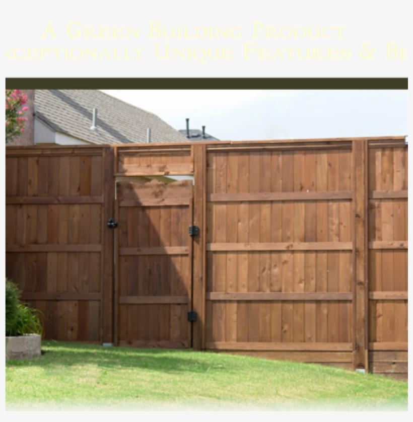 Ecofence Panels Pre Stained Wood Fence Panels A Green - Plank, transparent png