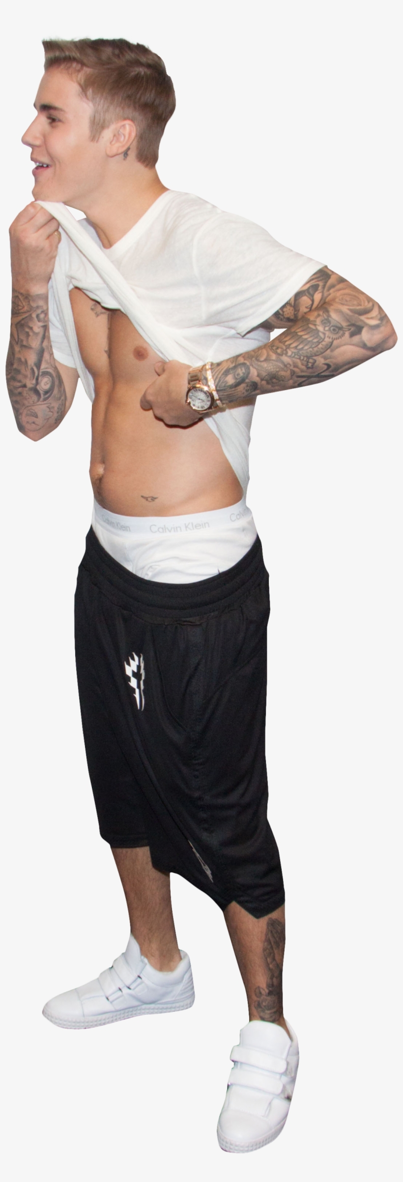 Justin Bieber Showing Sixpack - Sixpack Clipart Png, transparent png