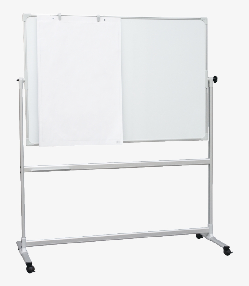 Mobile Whiteboards With 360°revolving Board - Shelf, transparent png