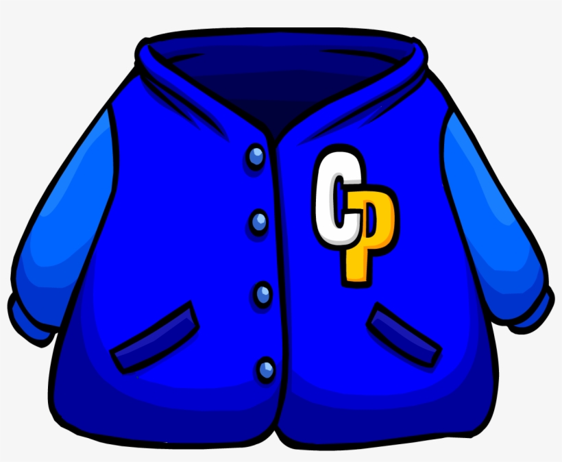 Vector Royalty Free Stock Collection Of Blue High Quality - Club Penguin Jacket, transparent png