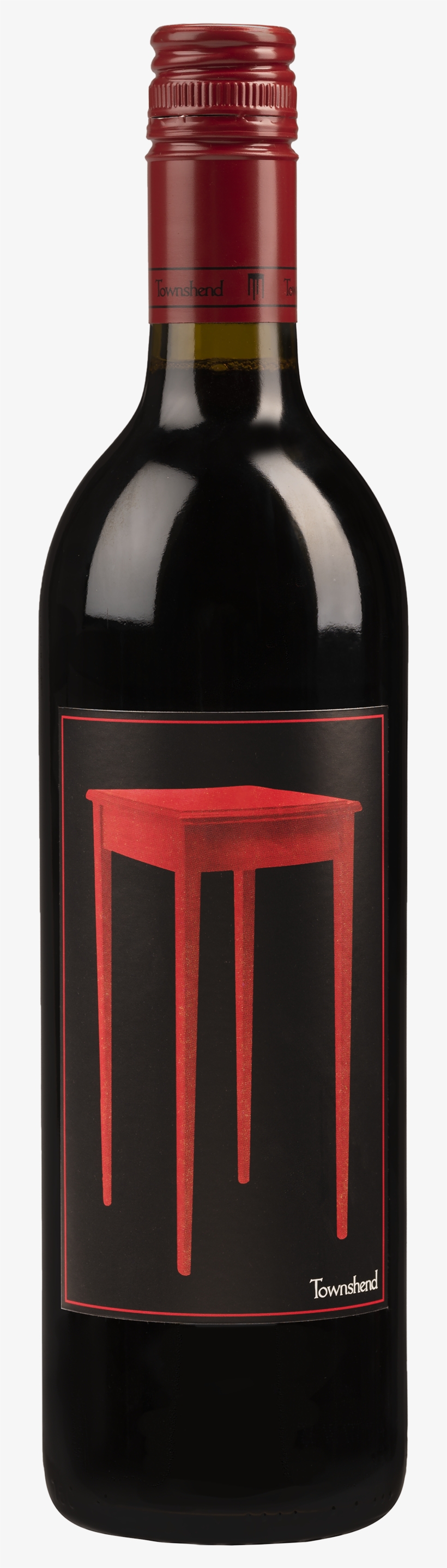 Red Table Wine - Glass Bottle, transparent png