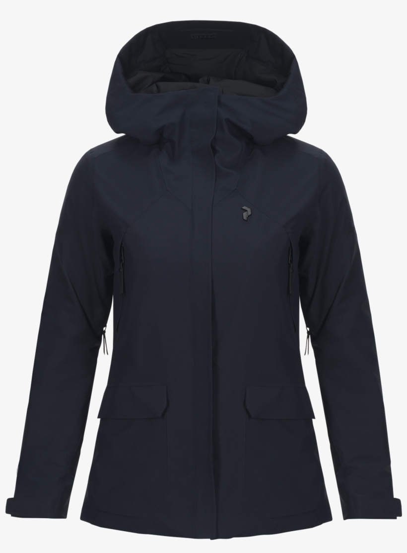 Blizz Women´s Padded Ski Jacket, Goretex Salute Blue - Peak Performance, transparent png