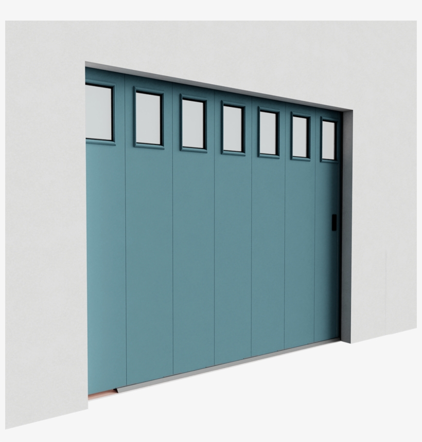 Smooth Verane One Groove And Cassette Porthole Side - Garage Door, transparent png